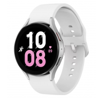 product image: Samsung Galaxy Watch5 silver 40mm LTE mit Sport Band white